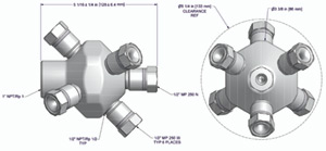 Custom Spray Nozzle Solutions - Tank Washing for Food Processing Company