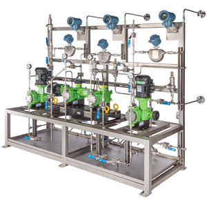 John Brooks Metering Skid Left View