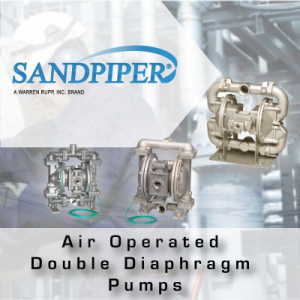 SandPIPER Air Operated Double Diaphragm Pumps from John Brooks Company