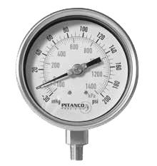 Industrial Pressure Gauge 400LFSS07W