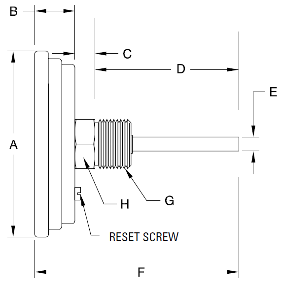 Bimetal Thermometer Diagram