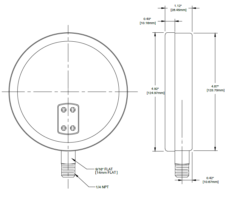 Contractor Gauge Diagram