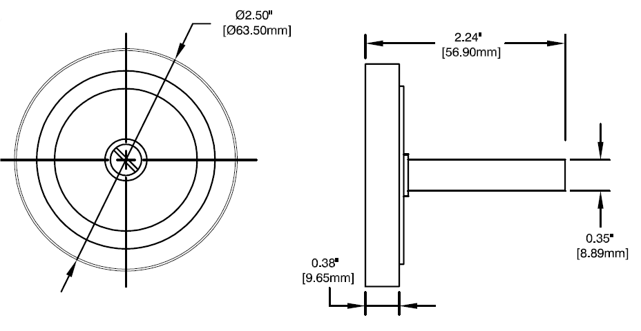 HOt Water Bimetal Thermometer Diagram