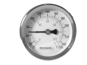 HOt Water Bimetal thermometer