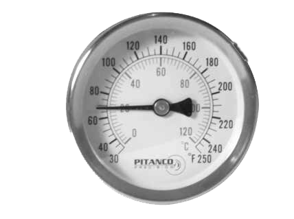 HOt Water Bimetal thermometer