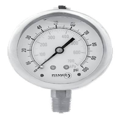 Optimal Glycerin Filled Pressure Gauge