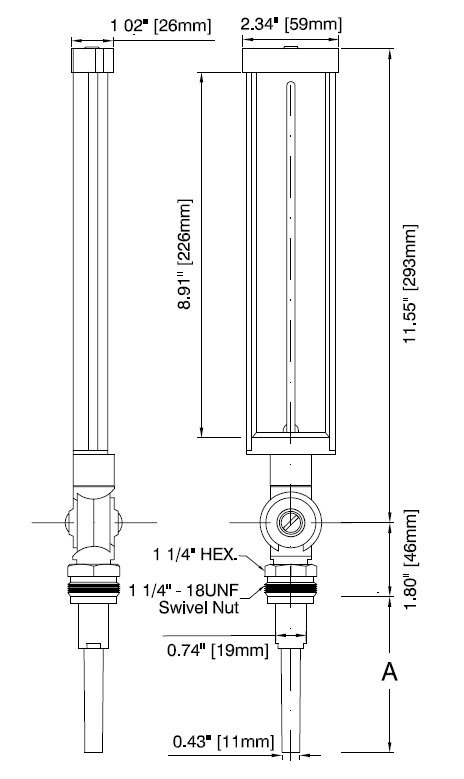 Thermometer ITA 900-3501 Diagram