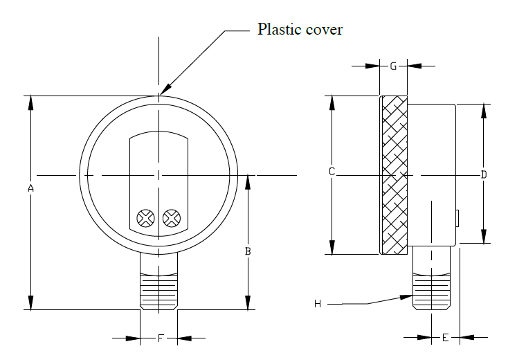 Welding Gauge - WB and WSS Diagram