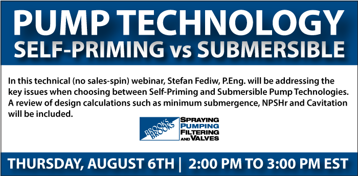 Webinar - Pump Technology Self-Priming vs Submersible