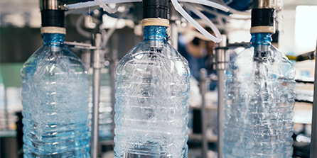 Bottled water filtration - food and beverage