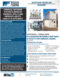 Metering Pump Skid and Chem Shack