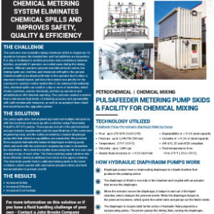 Metering Pump Skid and Chem Shack