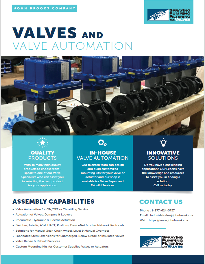 Valves from John Brooks Company