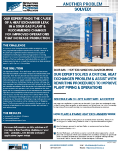 Heat Exchanger On-Site Audit