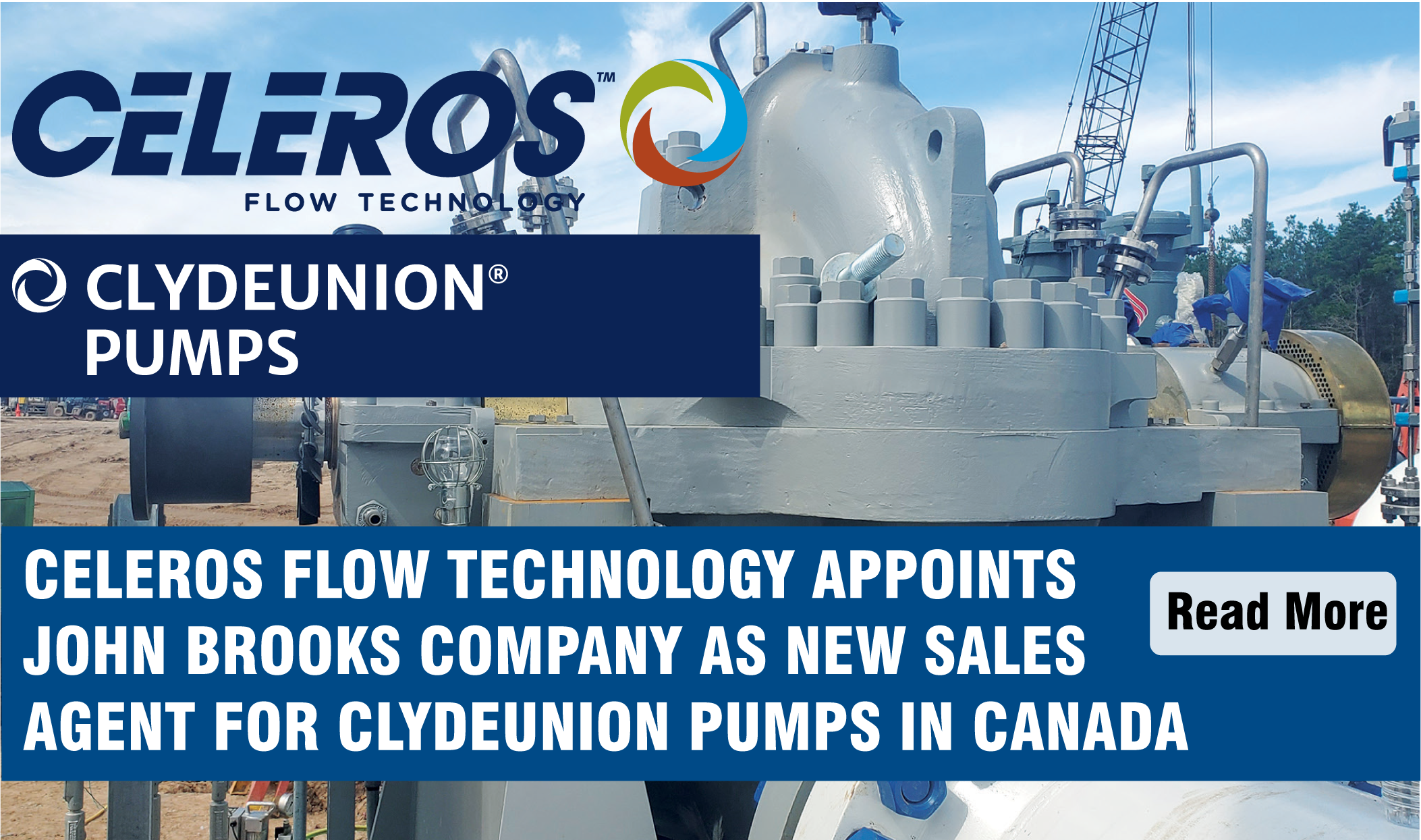 John Brooks Company Appointed Canadian Sales Agent for ClydeUnion Pumps